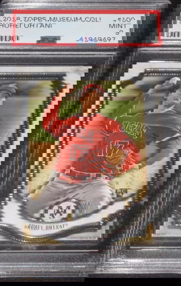 Shohei Ohtani 2018 Topps Museum Collection Rookie PSA 9