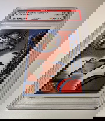 Tom Brady Pacific Aurora Rookie PSA 10 2000 Not keeping up for long! 