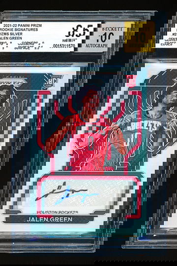 2021-22 Jalen Green Silver Panini Prizm Rookie Signatures 