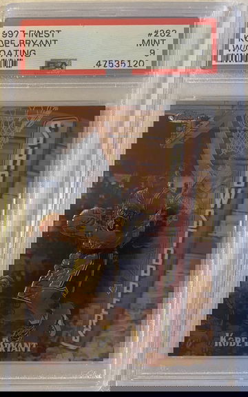 1997 Finest Kobe Bryant ShowStoppers w/coating PSA 9 #262