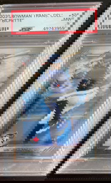 2020 Bo Bichette Bowman Transcendent Collage 20/100 PSA 9