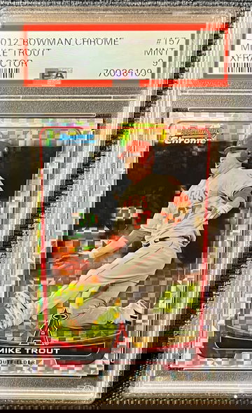 2012 Bowman Chrome Mike Trout Xfractor PSA 9 Mint 💎