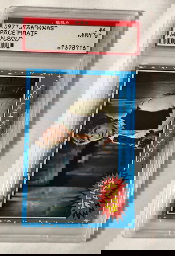 1977 STAR WARS SPACE PIRATE HAN SOLO ,#4 MINT 9