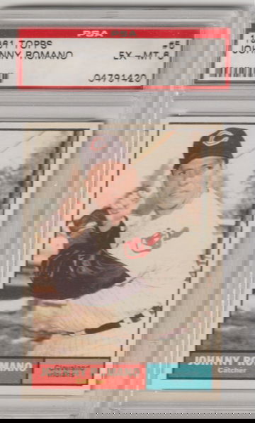 1961 Topps #5 Johnny Romano PSA 6 (Excellent-Mint)