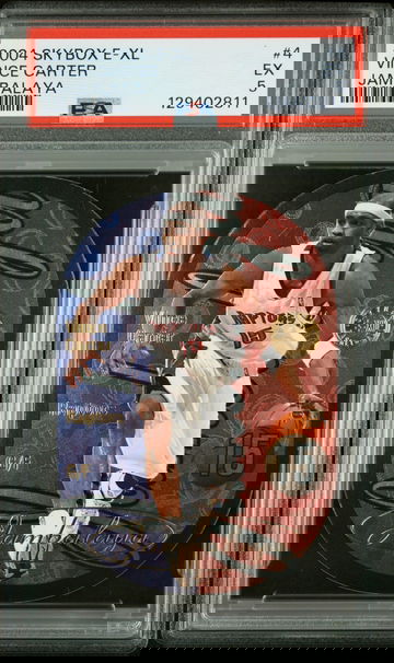 Vince Carter 2004 Skybox E-XL Jambalaya PSA 5