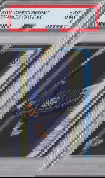 2019 Topps Chrome Fernando Tatis Jr. PSA 9