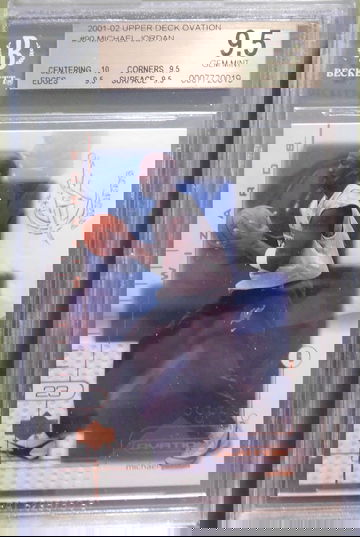 2001-02 Upper Deck Ovation BGS 9.5