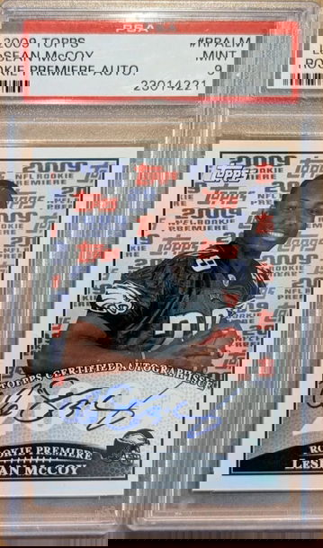 2009 topps LeSean McCoy rookie auto