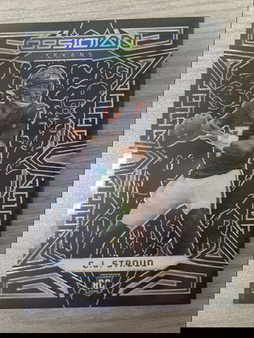 2023 CJ Stroud Obsidian Base Card