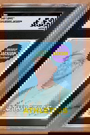 1969 Topps Reggie Jackson RC #260 - SGC 6.5 EX-NM+ HOF Rookie