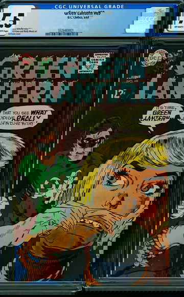 GREEN LANTERN #69, CGC 7.5 VF-