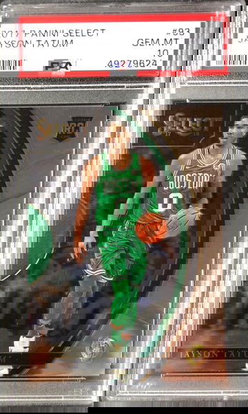 2017 Panini Select Jayson Tatum Concourse Level RC PSA 10 Rookie Card