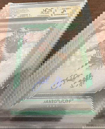 2016 prizms green power Jared Goff auto