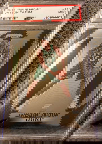 2017 Panini Prizm Jayson Tatum PSA 9