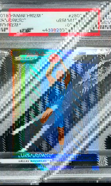 2018 Panini Prizm Luka Doncic Silver PSA 10