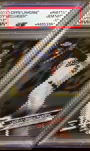 Cody Bellinger 2017 Topps Chrome Update HMT10 PSA 10