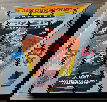 2021 Prizm Football Draft Picks Sealed Hobby Box 5 Autos
