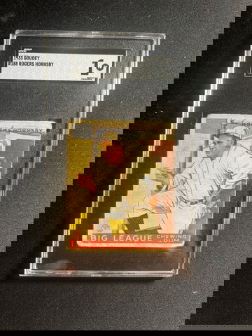 1933 Goudey Rogers Hornsby #188 SGC 1