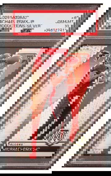 2024 Mosaic Michael Penix Jr. Introductions Silver Prizm Rookie Card PSA 10 Gem Mint