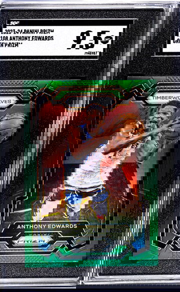 2023-24 Panini Prizm #108 Anthony Edwards Green Prizm SGC 9.5