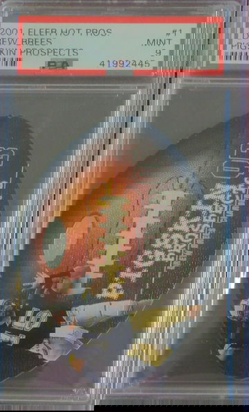 2001 Fleer Hot Prospects Pigskin Prospects Drew Brees #1