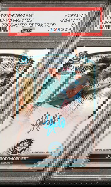 2023 Bowman Lazaro Montes Chrome Prospects Refractor Auto #CPALM