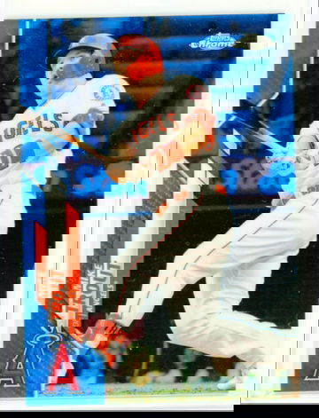 2020 Topps Chrome 1 Mike Trout Blue Refractor