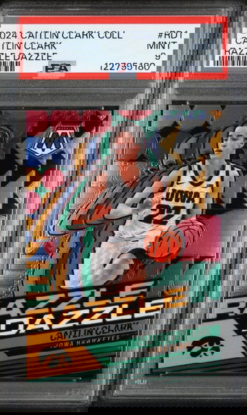 2024 Panini Caitlin Clark Collection Razzle Dazzle Caitlin Clark #RD1 PSA 9