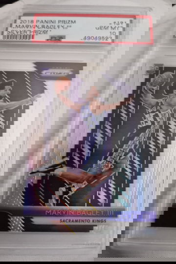 2018 Panini Prizm Marvin Bagley III Silver Prizm Rookie RC 181 PSA 10 GEM MINT Detroit Pistons Sacramento Kings 