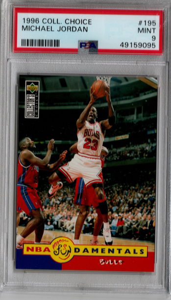 1996 Collector's Choice Michael Jordan PSA 9