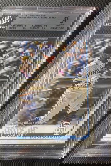 2019 Topps Chrome Update Fernando Tatis Jr #54 Rookie Debut - BGS 9 Mint