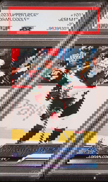 2023 Upper Deck Logan Cooley #701 PSA 10