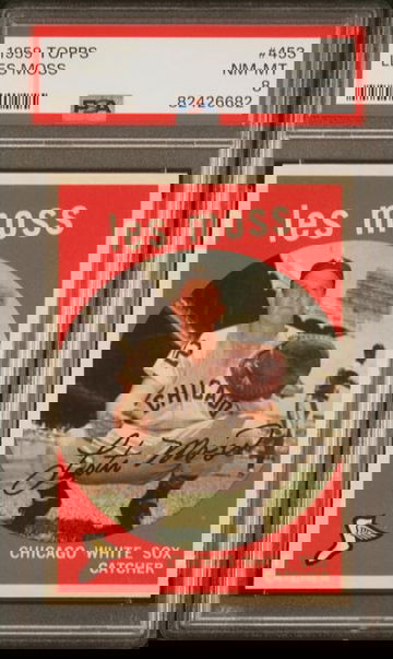 1959 Topps Les Moss #453 PSA 8 [BL-1B.39]