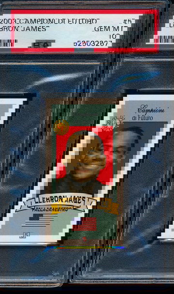 2003 Campioni Di Futuro Lebron James PSA 10 Gem Mint