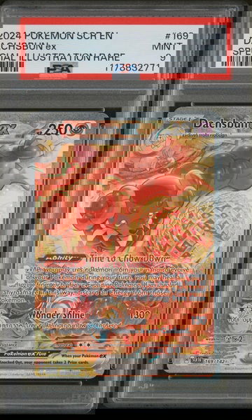 2024 Pokemon Stellar Crown Special Illustration Rare Dachsbun ex #169/142 PSA 9