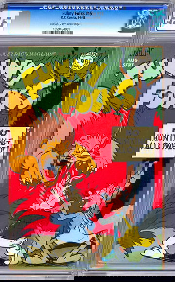 FUNNY FOLKS 15 CGC 5.5 GOLDEN AGE LOONEY TUNES DISNEYESQUE CARTOON SERIES 1948