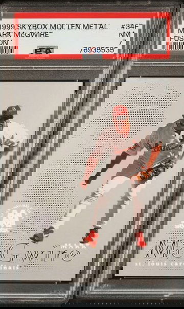 1999 SkyBox Molten Metal Mark McGwire Fusion #34F PSA 7 [BL-1C.22]