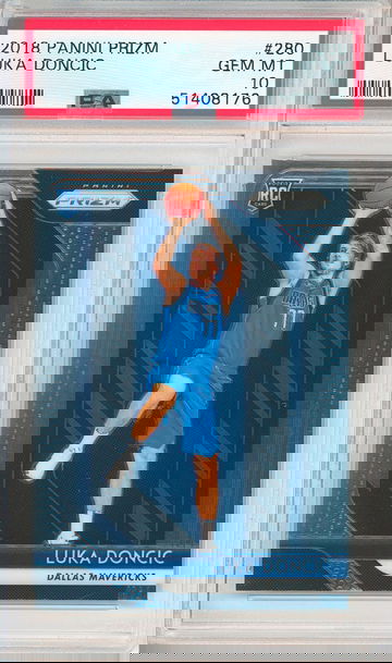 Luka Doncic 2018 Panini Prizm #280 PSA 10 Gem Mint