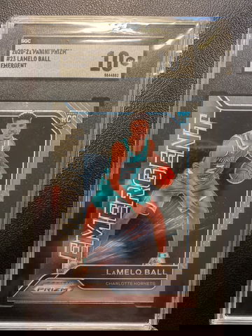 2020-21 Prizm Emergent LaMelo Ball RC SGC 10