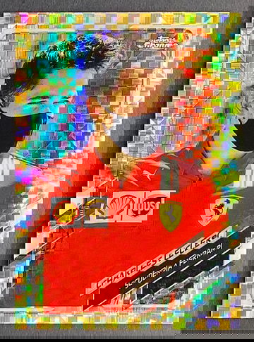 2021 Topps Chrome Charles Leclerc #33 Gold Checker Flag # /50 F1 Formula 1