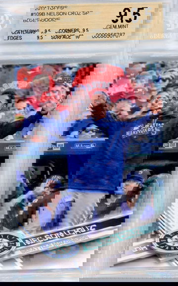 Nelson Cruz 2017 Topps SP Variation Short Print BGS 9.5 Gem Mint 