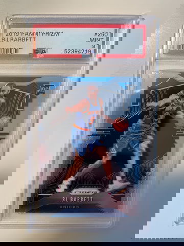 2019 Panini Prizm RJ Barrett #250 Base RC Rookie PSA 9