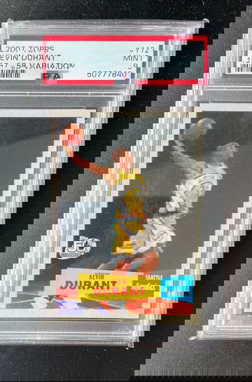 2007 Topps Variation Kevin Durant PSA 9 