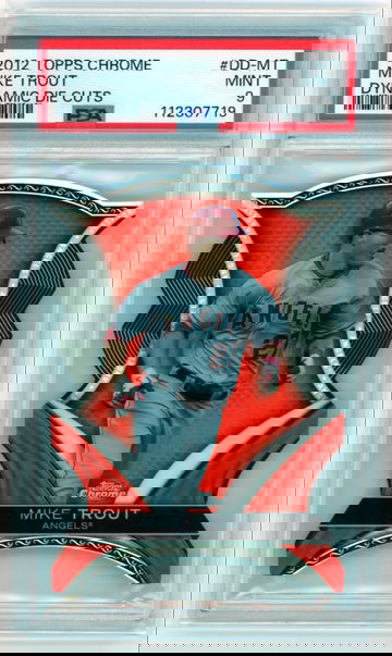 2012 Topps Chrome #DD-MT Mike Trout Dynamic Die Cuts PSA 9 MINT!