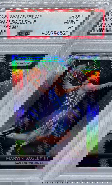 Marvin Bagley Prizm Silver PSA 9