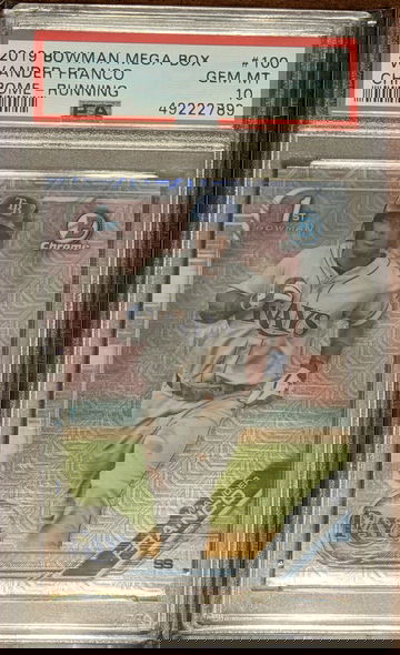 2019 Bowman Chrome Mega Box Wander Franco PSA 10