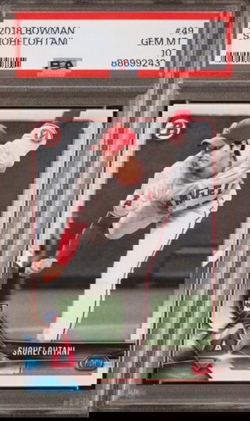 2018 Bowman #49 Shohei Ohtani Rookie 1st Bowman PSA 10