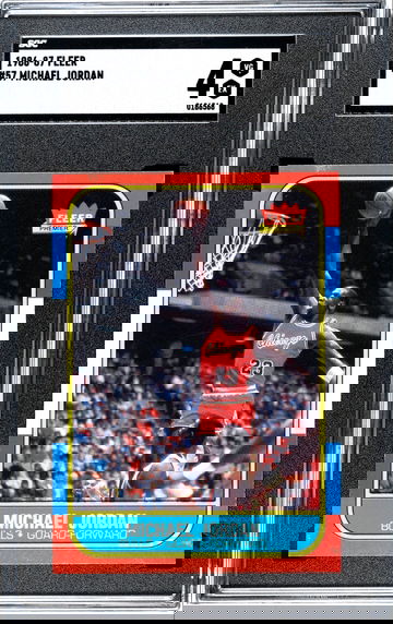 1986 Fleer Michael Jordan # 57