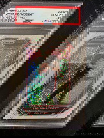 2022 Prizm Desmond Ridder RC White Sparkle PSA Gem MT 10