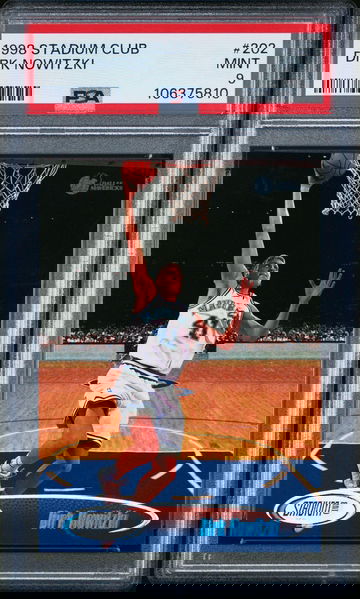 1998 Stadium Club #202 Dirk Nowitzki PSA 9